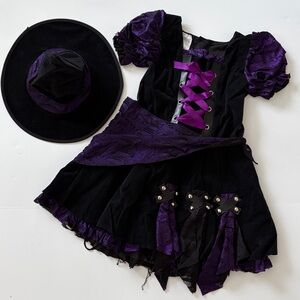 FUN WORLD Purple Punk Witch Child’s Costume